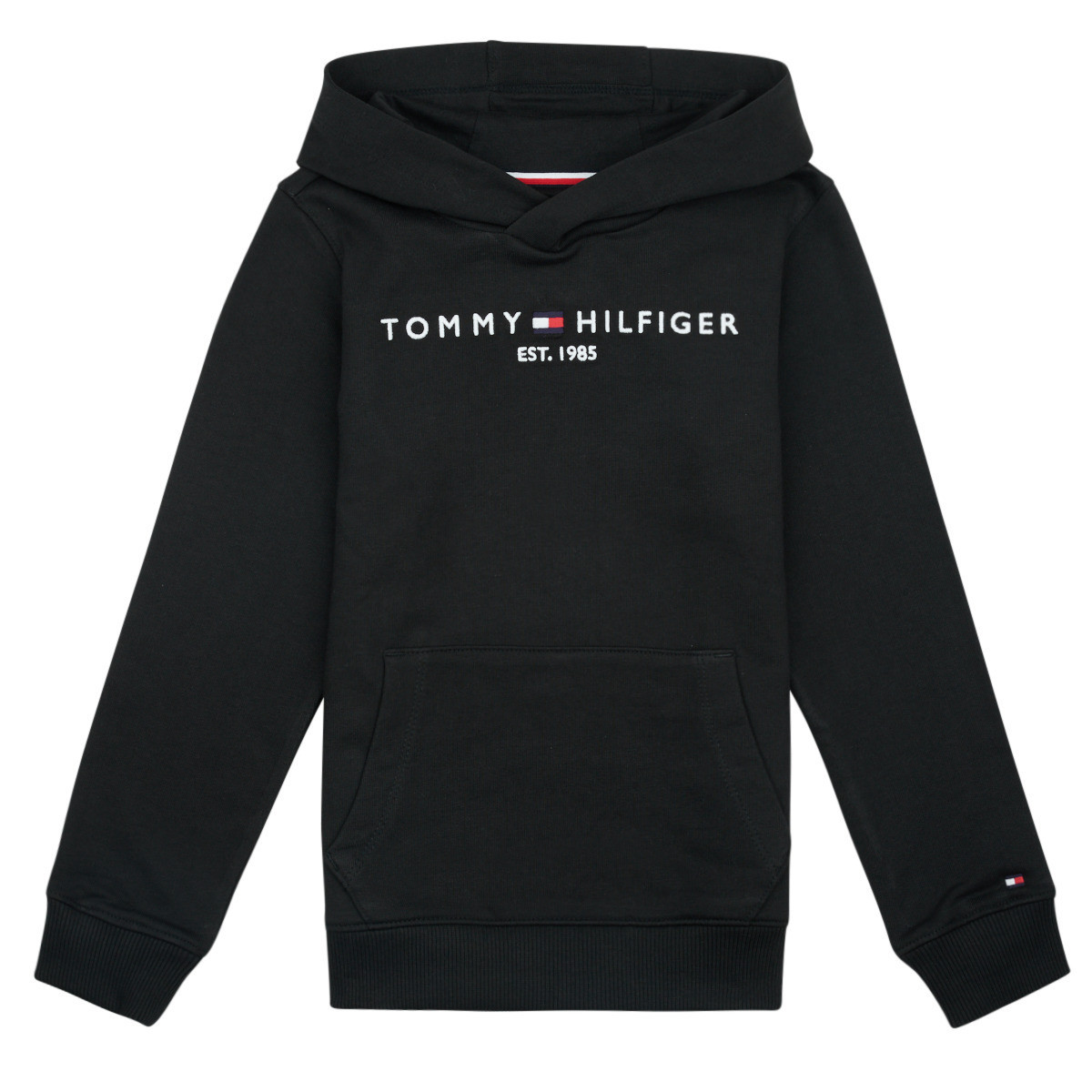 Tommy Hilfiger  ESSENTIAL HOODIE  Černá
