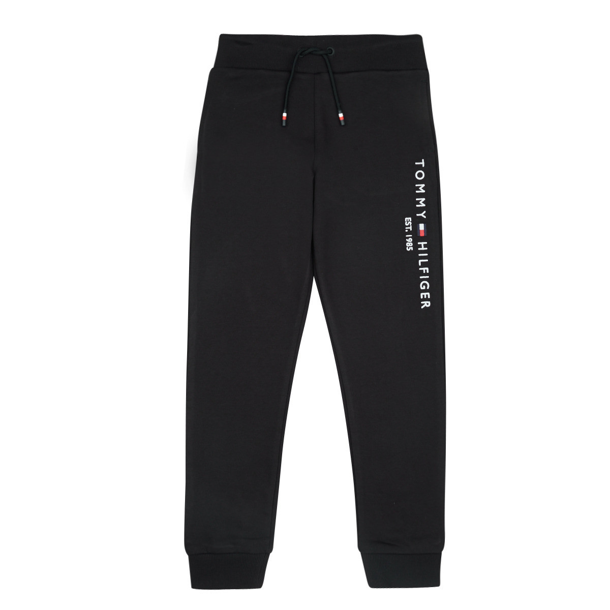 Tommy Hilfiger  ESSENTIAL SWEATPANTS  Černá