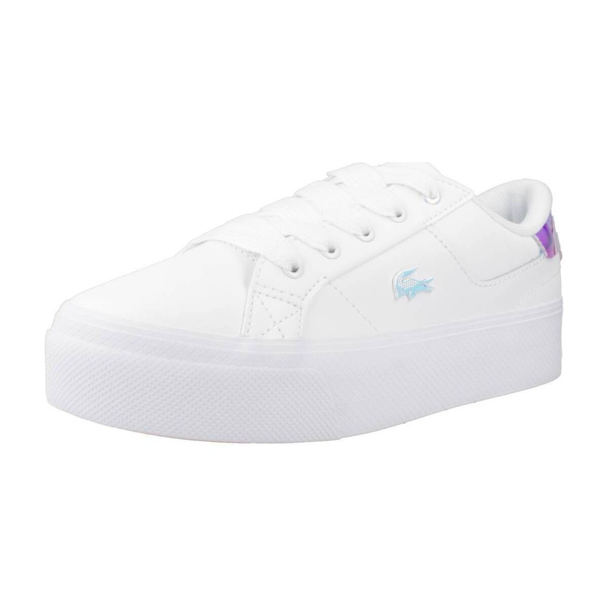 Lacoste  OMENS ZIANE PLATFORM LEA  Bílá