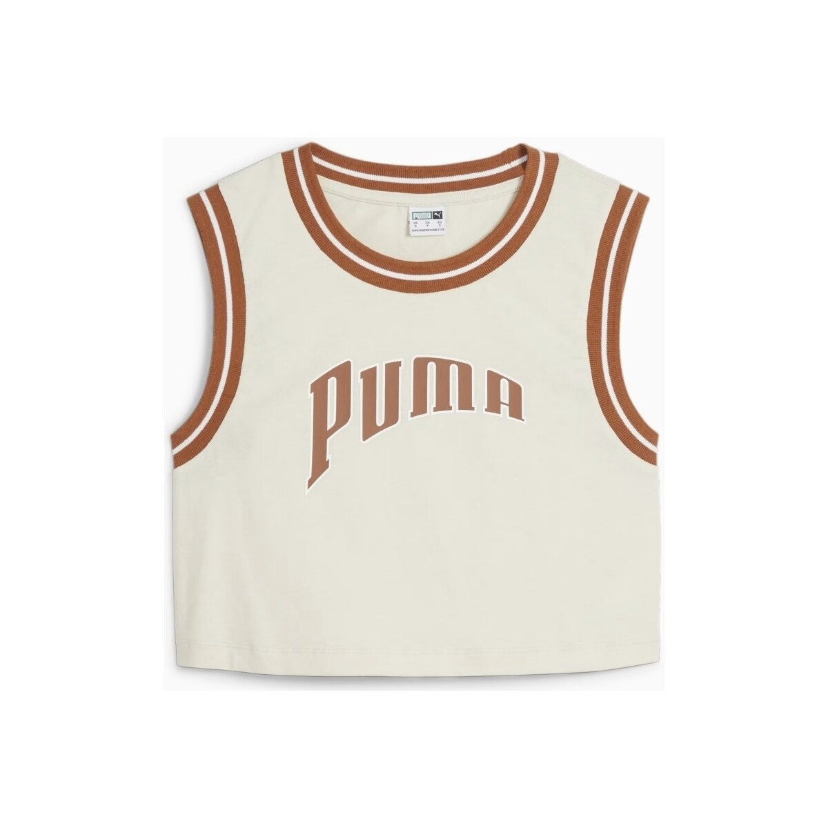 Puma  GRAPHIC CROPPED TEE  Bílá