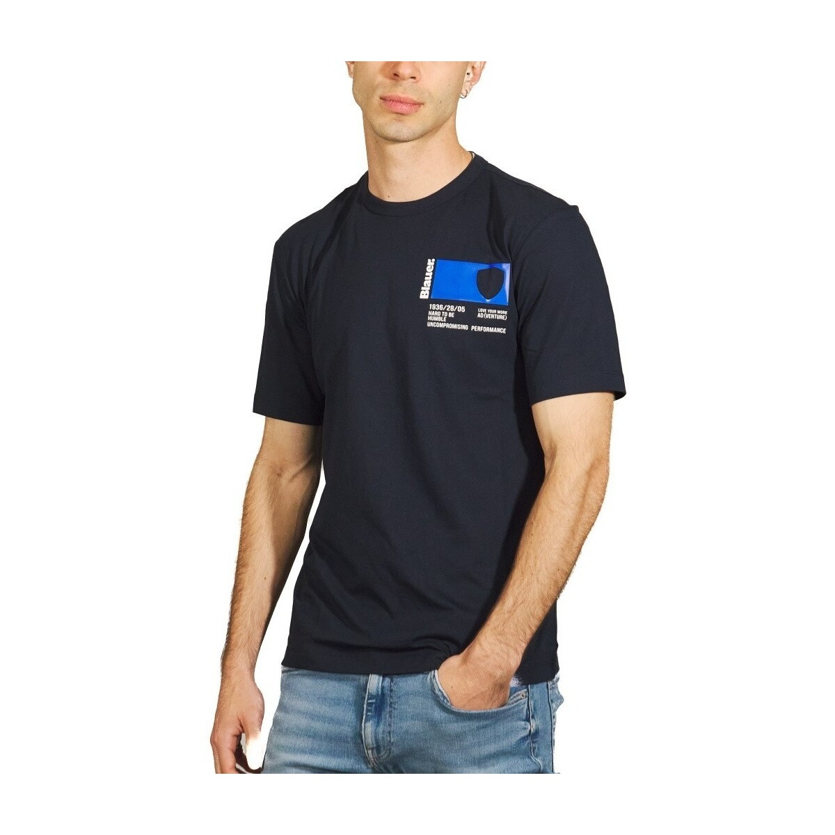 Blauer  T-SHIRT MANICA CORTA  Modrá