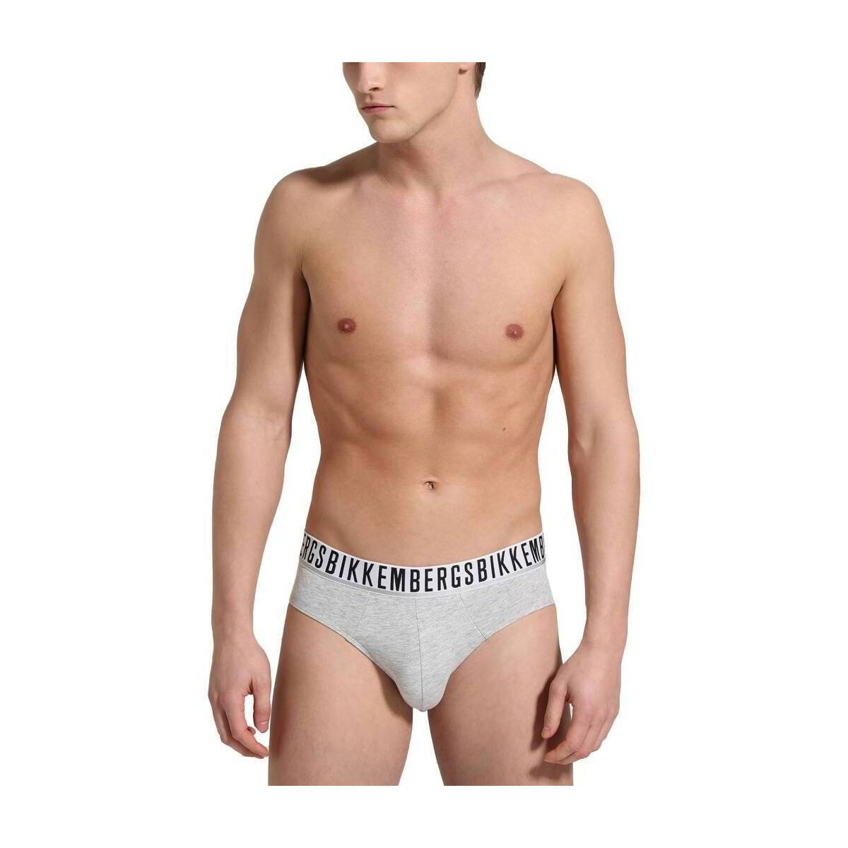 Bikkembergs Underwear  2-PACK HOMBRE SLIP  Šedá