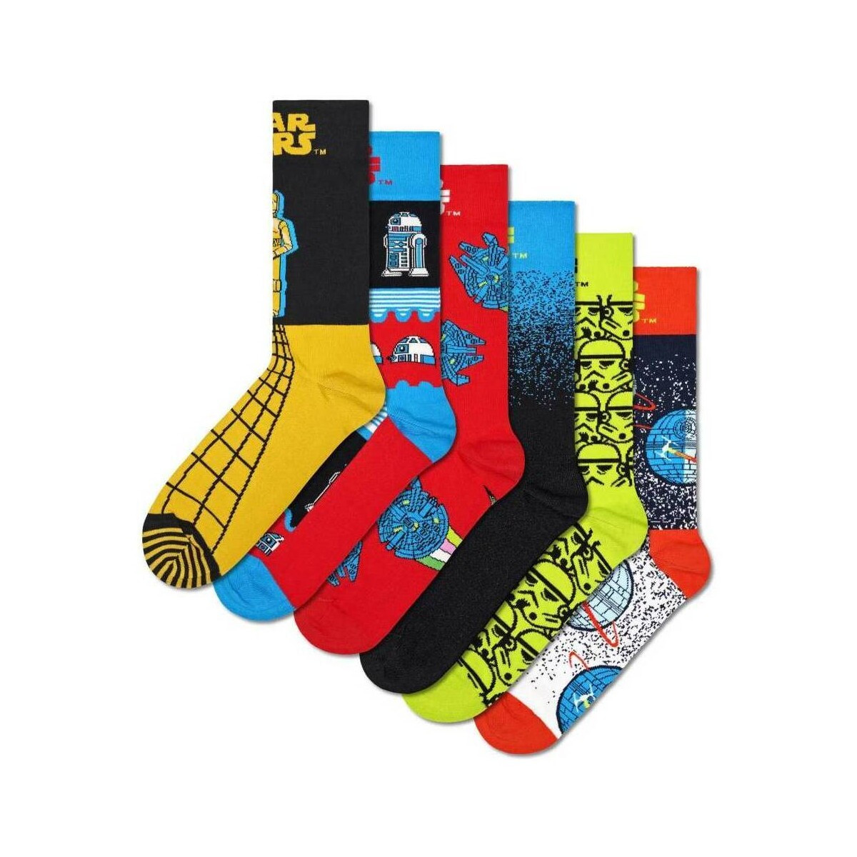 Happy socks  STAR WARS6-PACK GIFT SET  ruznobarevne