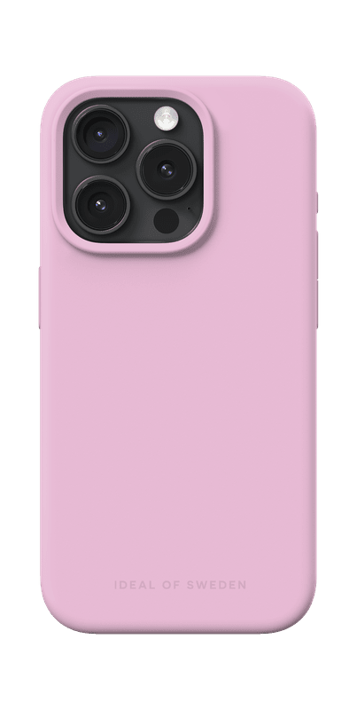 Silikonový ochranný kryt iDeal Of Sweden pro Apple iPhone 15 Pro, bubble gum pink