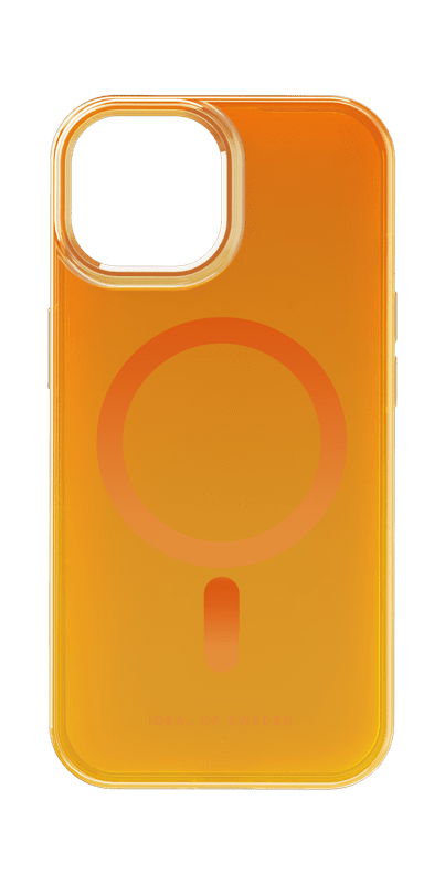 Ochranný kryt s Magsafe Clear Case Mid iDeal Of Sweden pro Apple iPhone 15, orange spritz