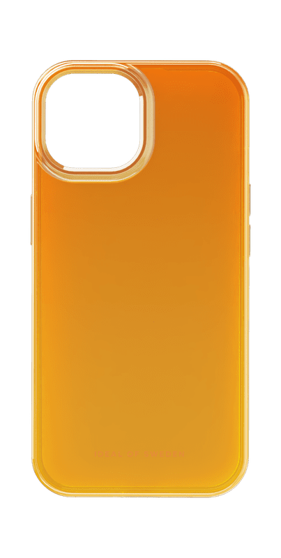 Ochranný kryt s Clear Case Mid iDeal Of Sweden pro Apple iPhone 15, orange spritz