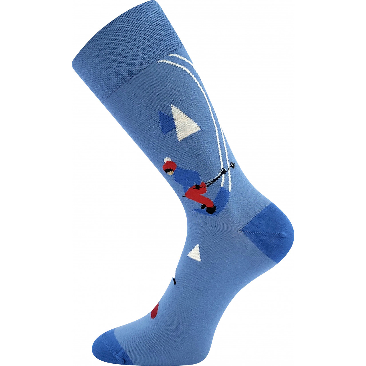 Ponožky společenské unisex Lonka Twidor Hory - modré, 43-46