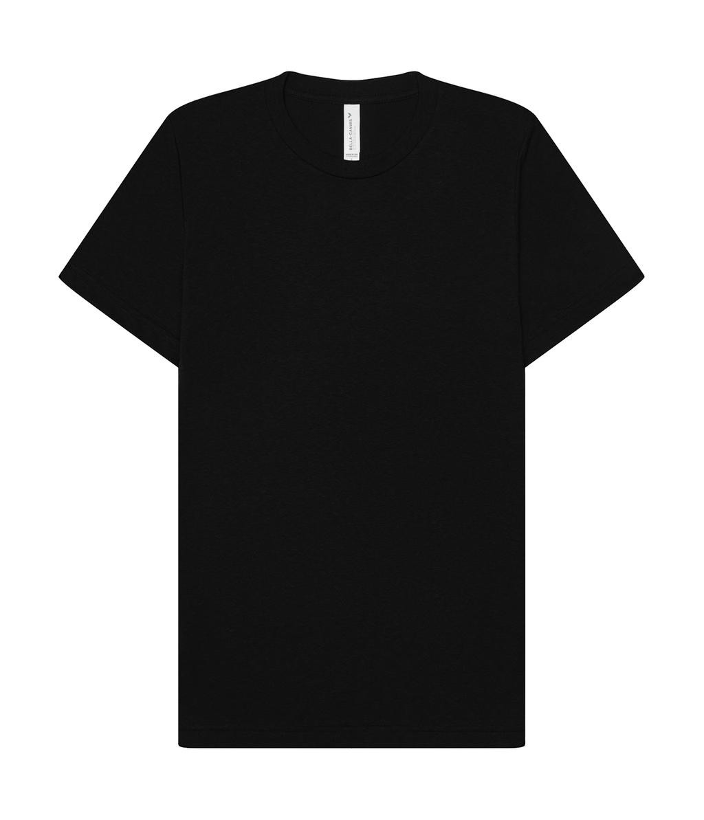 Triko unisex B&C EcoMax s krátkými rukávy - černé, L