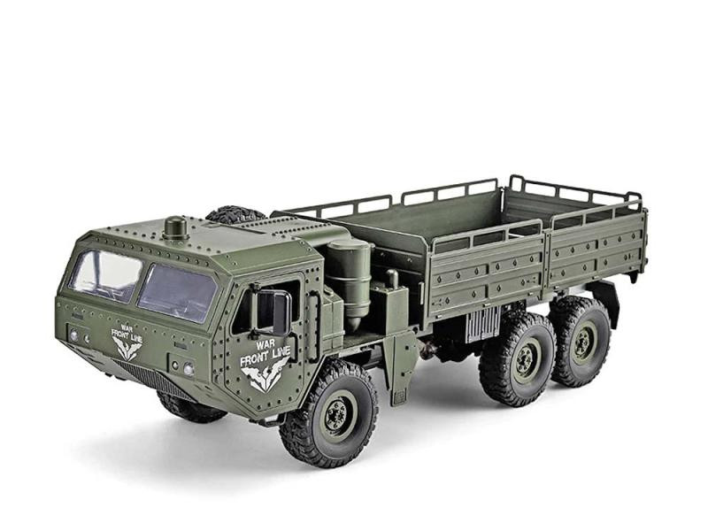 S-Idee RC vojenský truck 1:16 zelený