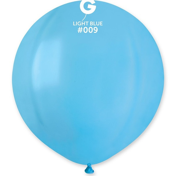 Balónek latexový světle modrý  48cm 1ks