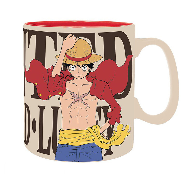 ABY STYLE Hrnek One Piece - Luffy wanted, 0,46 l
