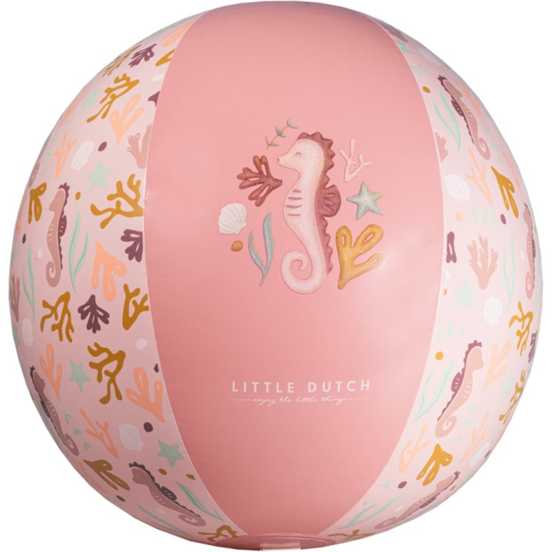 Little Dutch Ocean Dreams Beach Ball Pink nafukovací míč 2 y+ 1 ks