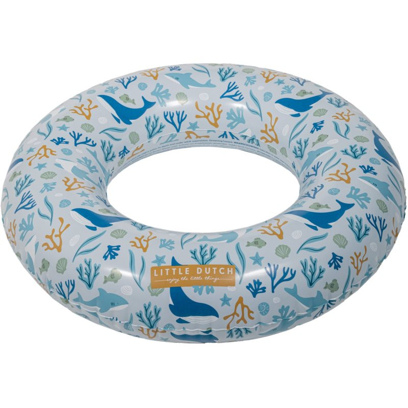 Little Dutch Ocean Dreams Swim Ring Blue nafukovací kruh 3 y+ 1 ks