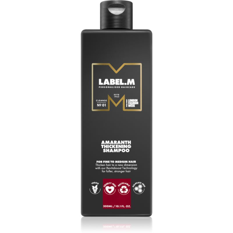 label.m Amaranth zhušťující šampon pro jemné vlasy 300 ml