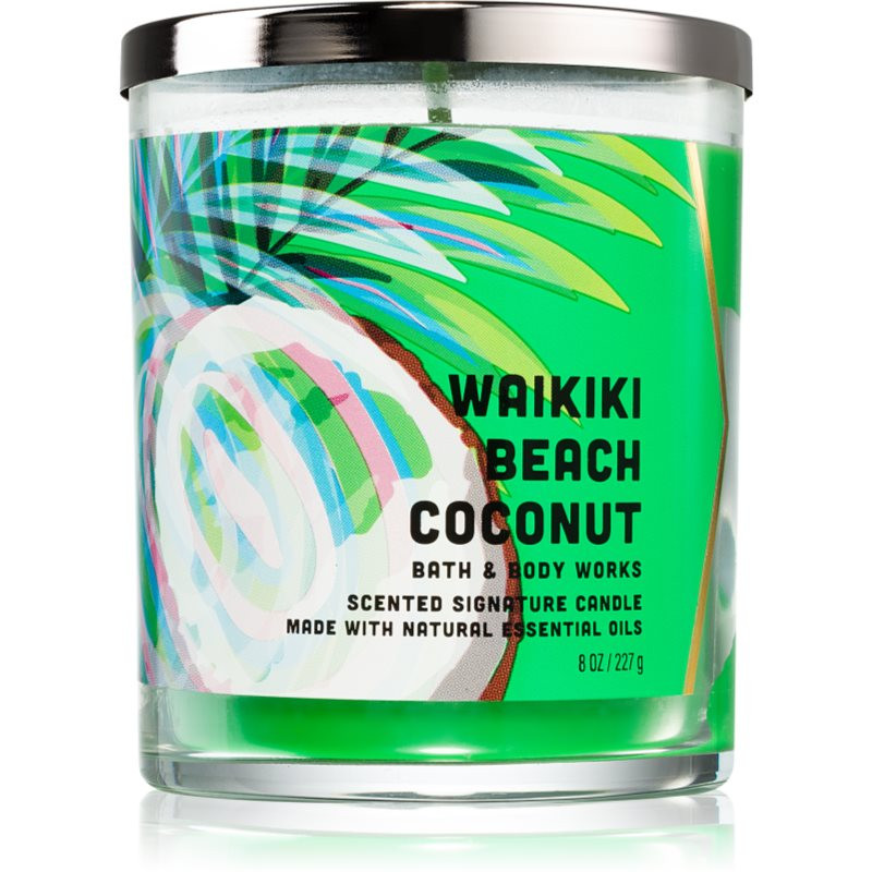 Bath & Body Works Waikiki Beach Coconut vonná svíčka 227 g