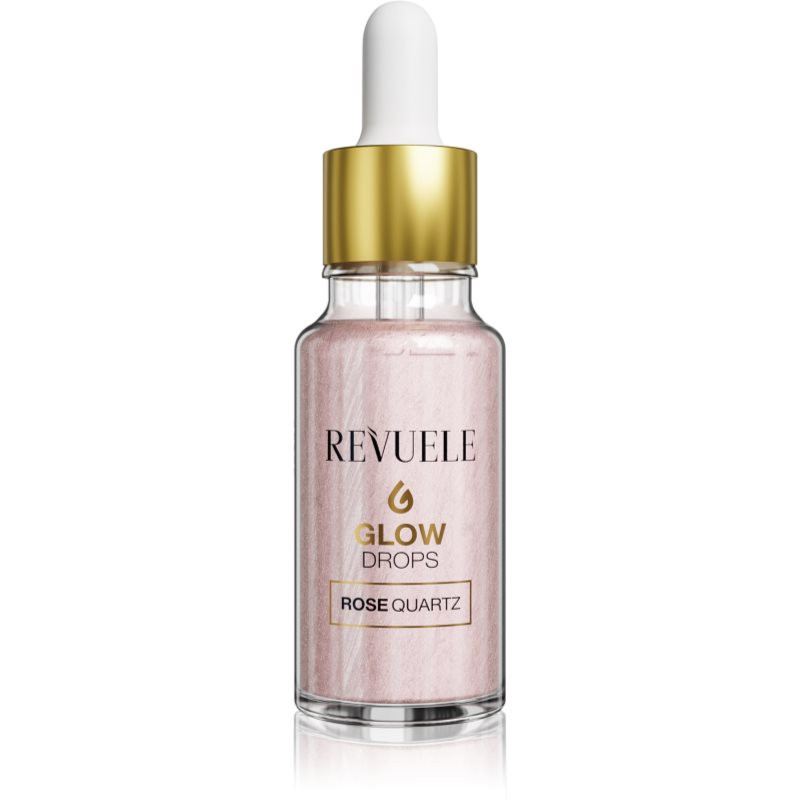 Revuele Glow Drops Rose Quartz rozjasňující sérum na tělo a obličej 20 ml