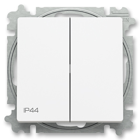 ABB 3559T-A05940 240 ZONI® s IP44 krytím, Přepínač sériový řazení č.5 MATNÁ BÍLÁ