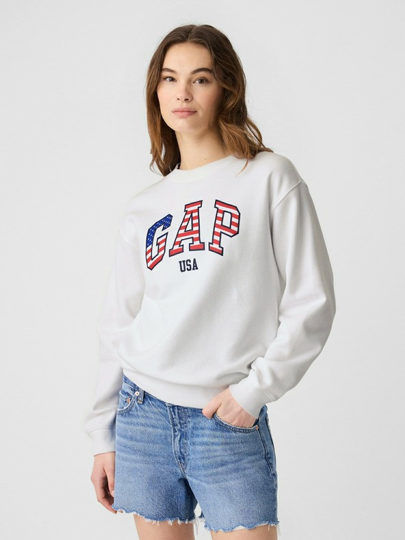 GAP USA Mikina Bílá