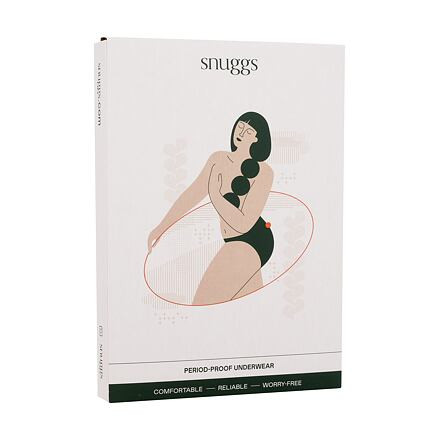 Snuggs Brief Heavy S menstruační kalhotky z tencelu se silnou absorpcí pro ženy