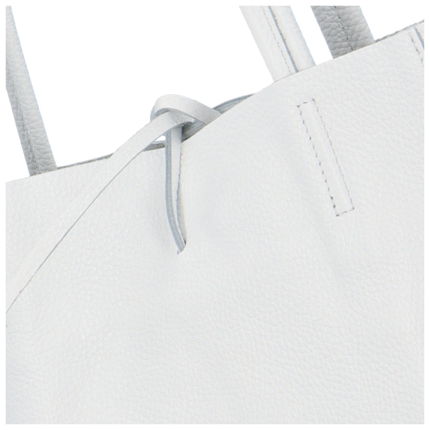 Luxusní dámská kožená kabelka Jane, bílá new