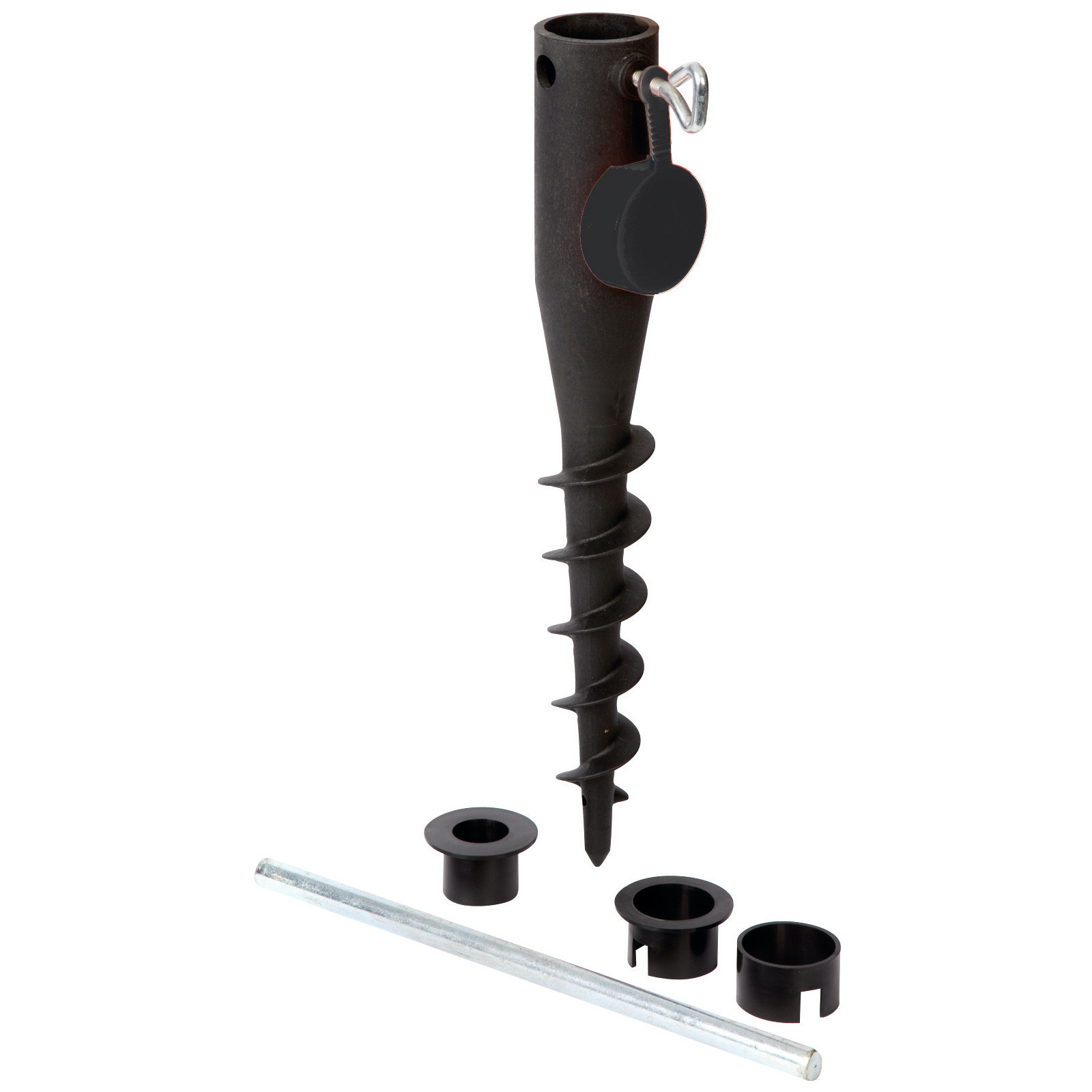 Vrták do země na slunečník Bo-Camp Parasol Auger Nylon Barva: černá