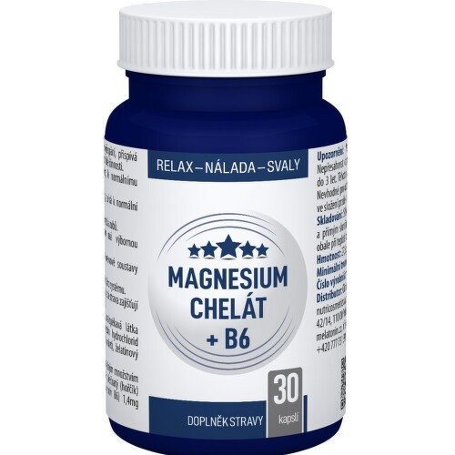 Magnesium chelát + B6 cps.30 Clinical