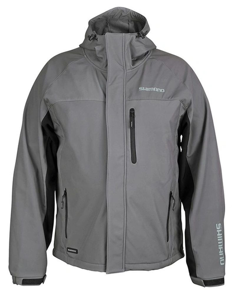 Shimano Bunda Wear Soft Shell Jacket Grey - L