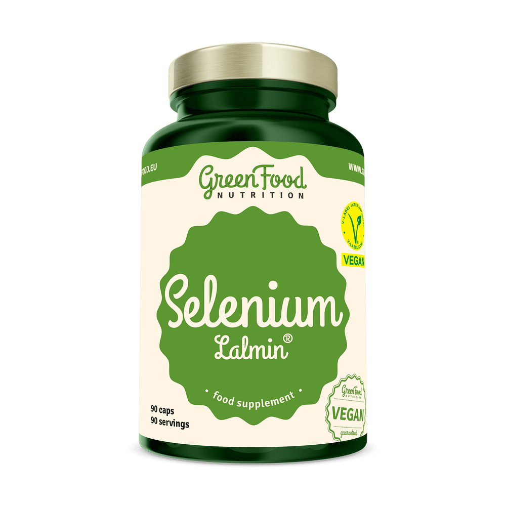 GREENFOOD NUTRITION Selenium lalmin 90 kapslí