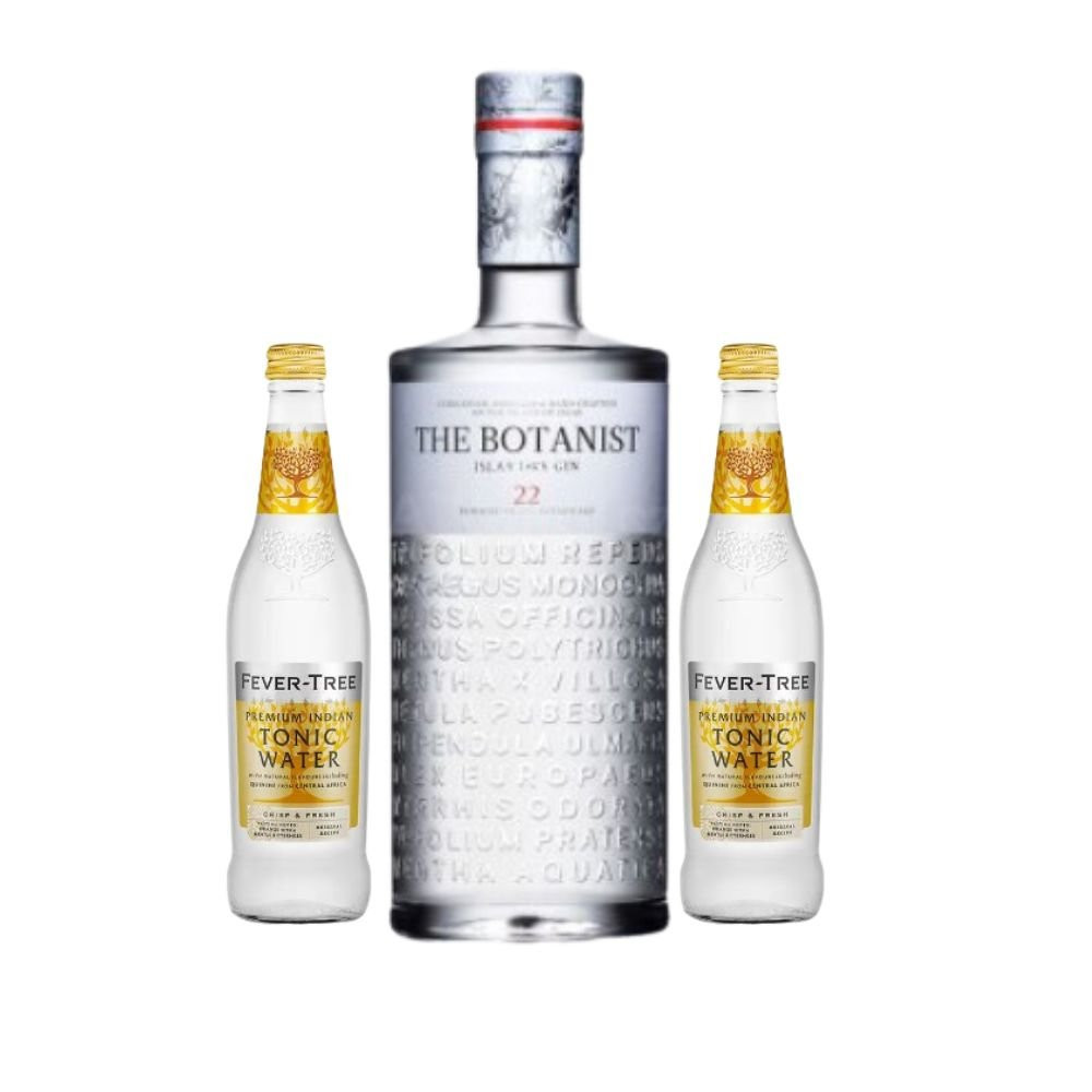 Párty set Botanist Gin 0,7l 46% 2x Fever Tree Indian Tonic Water 0,5l