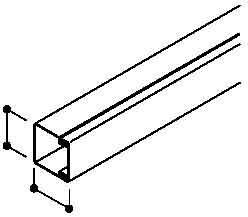 OBO Bettermann 6246990 kabelová lišta (d x š x v) 2000 x 40 x 40 mm 1 ks přírodní