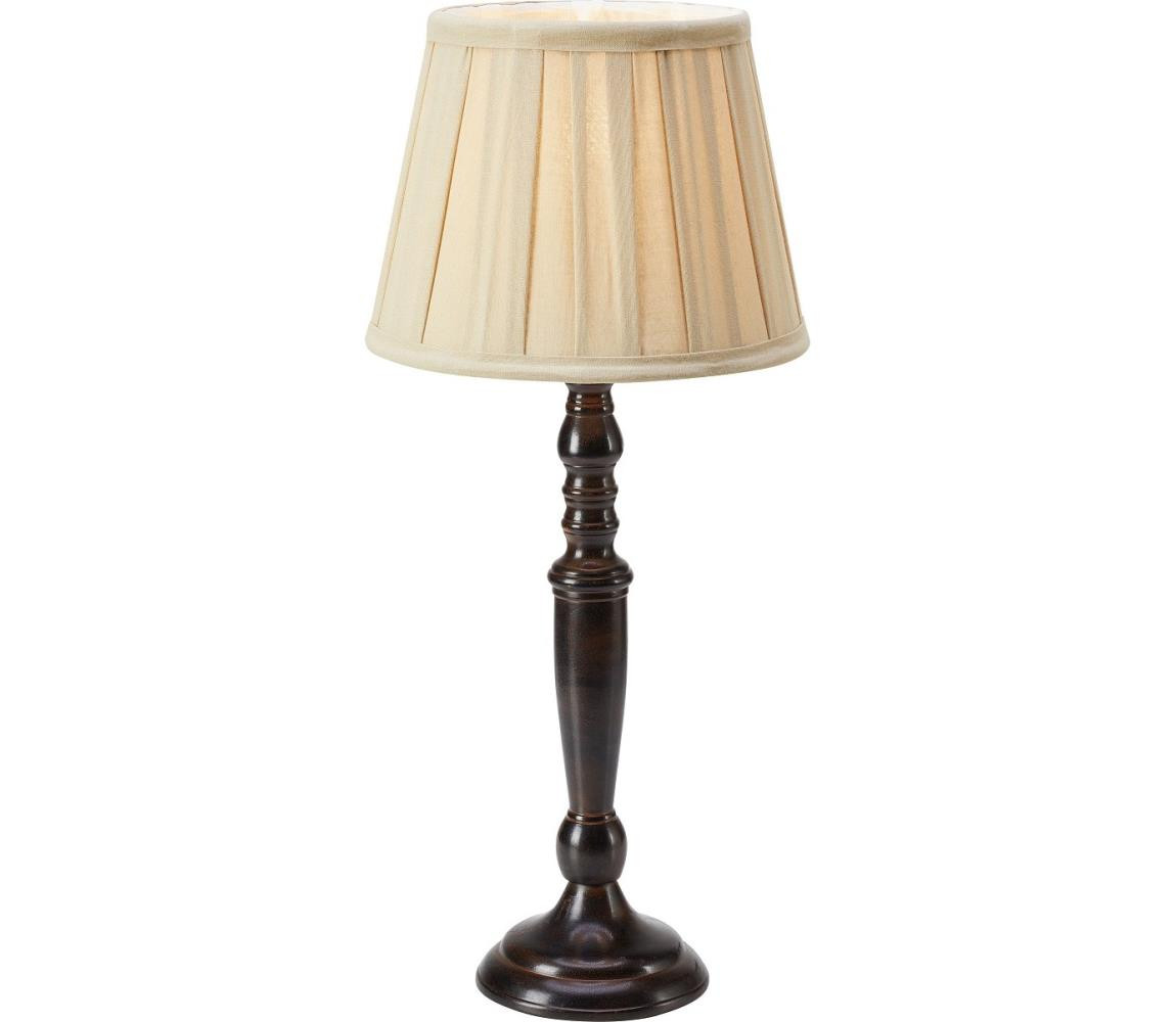 Markslöjd Markslöjd 108776 - Stolní lampa CHOCOLAT 1xE27/40W/230V hnědá/béžová