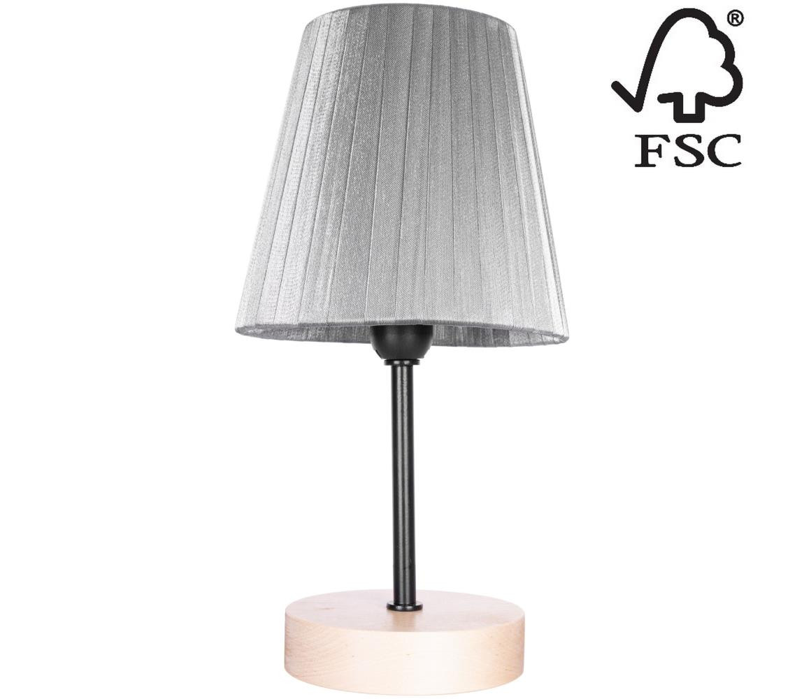 7771960 - Stolní lampa MILA 1xE14/25W/230V bříza – FSC certifikováno