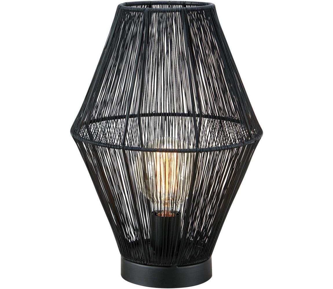 Markslöjd Markslöjd 108666 - Stolní lampa CASA 1xE27/40W/230V černá