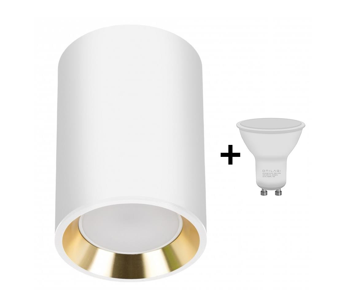 LED Bodové svítidlo CHLOE 1xGU10/6W/230V kulatý bílá/zlatá