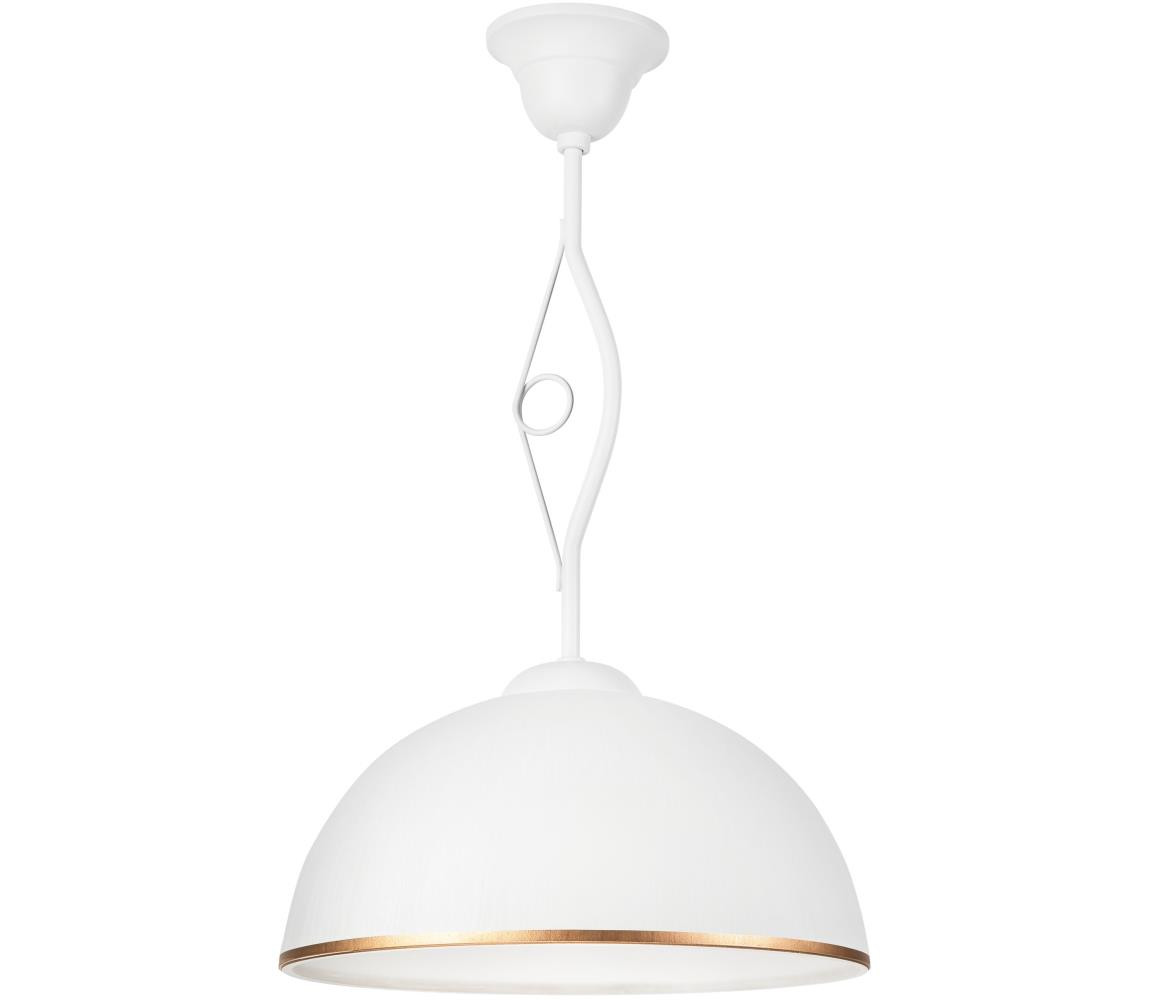 Lustr na tyči RETRO II 1xE27/60W/230V bílá