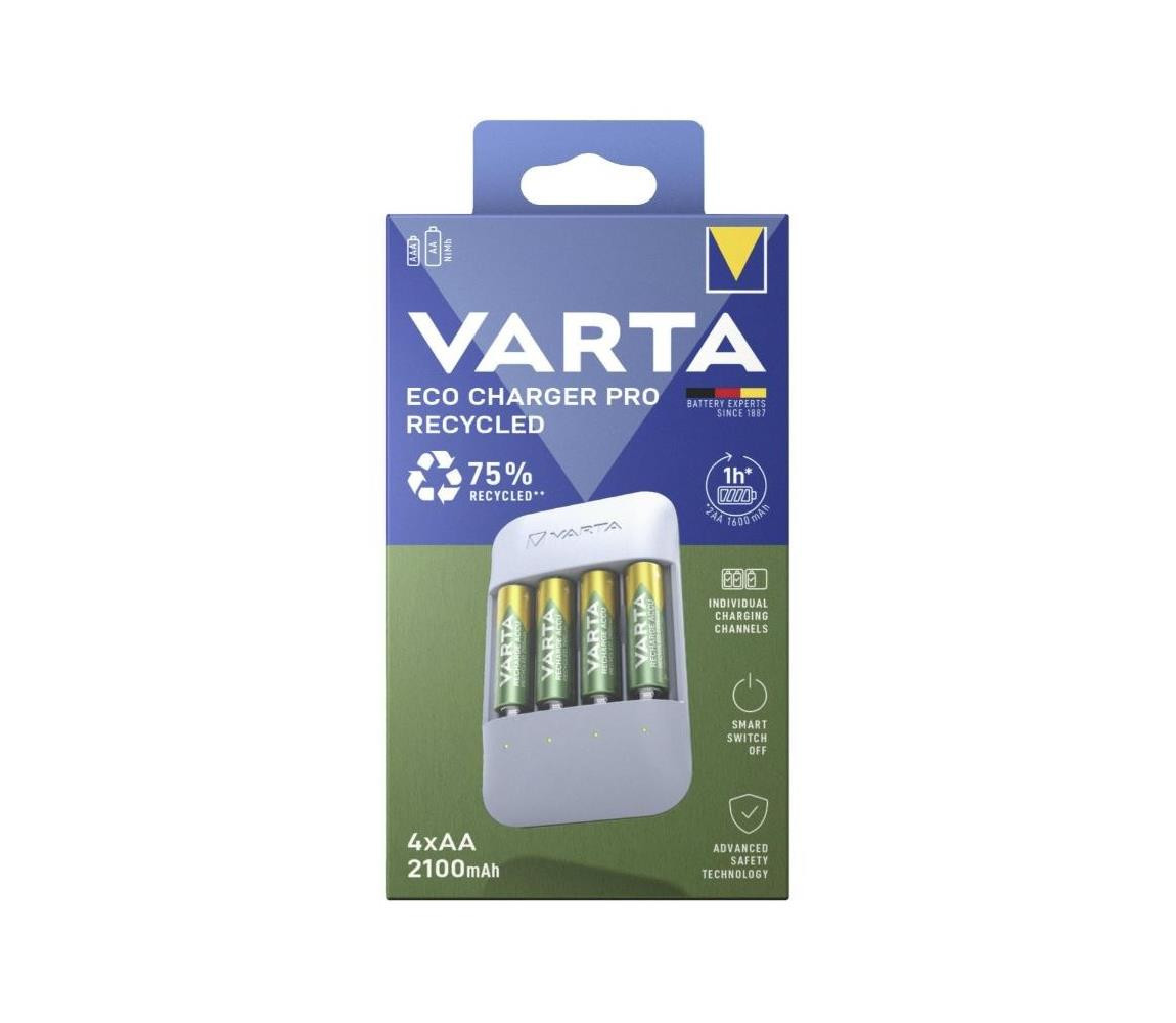 VARTA Varta 57683101121 - Nabíječka baterií 4xAA/AAA 2100mAh 5V