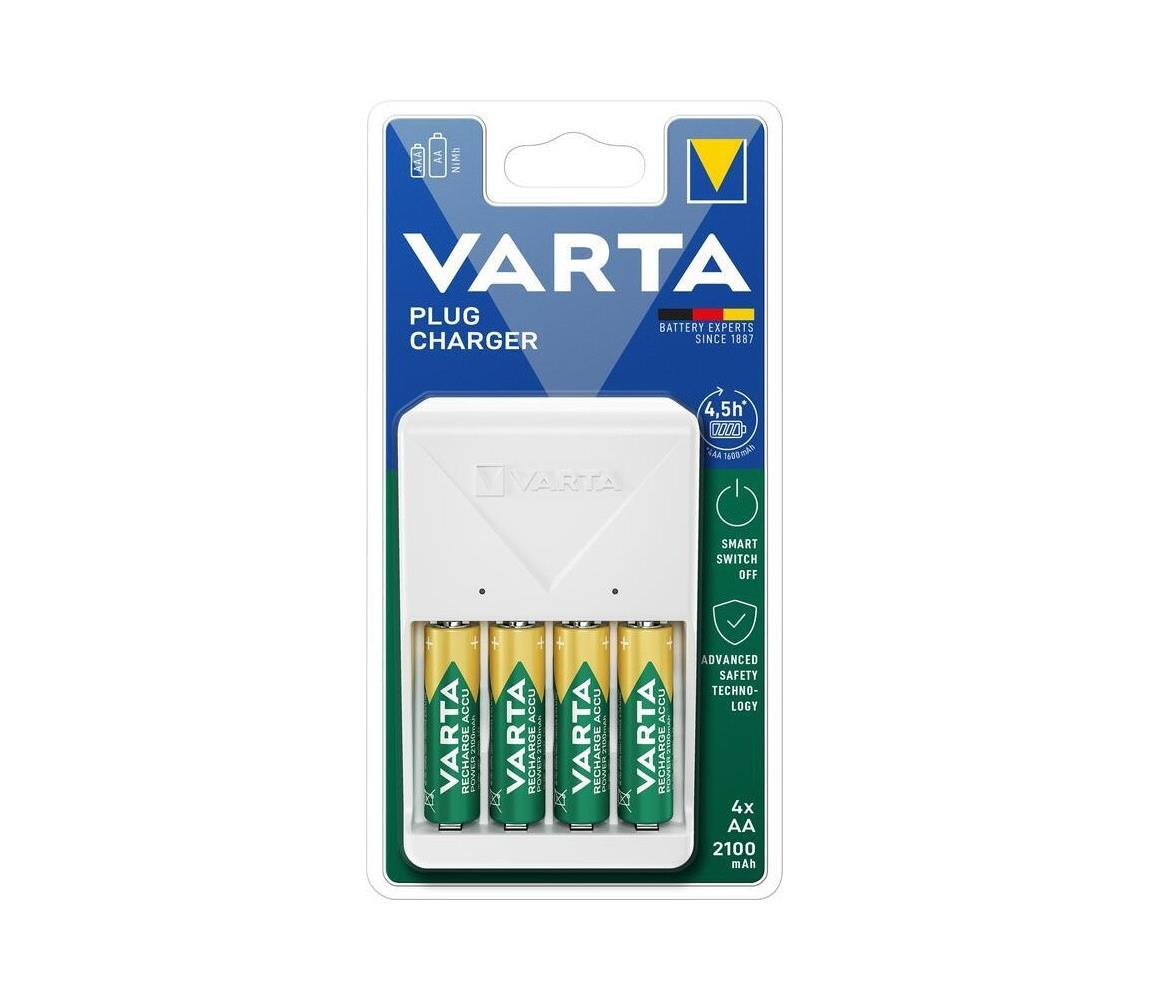 VARTA Varta 57657101451 - Nabíječka baterií 4xAA/AAA 2100mAh 230V