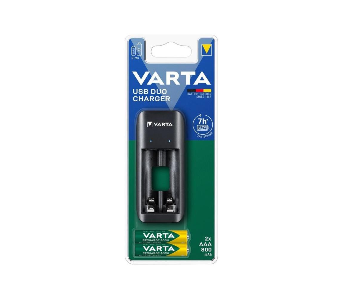 VARTA Varta 57651201421 - Nabíječka baterií 2xAA/AAA 800mAh 5V