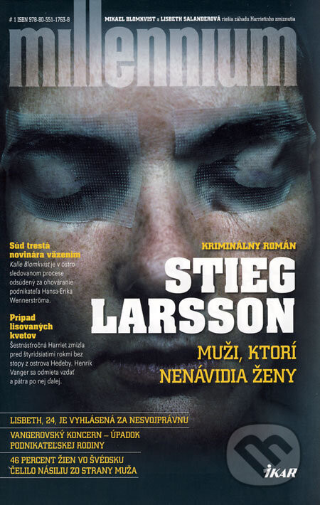 Muži, ktorí nenávidia ženy - Stieg Larsson