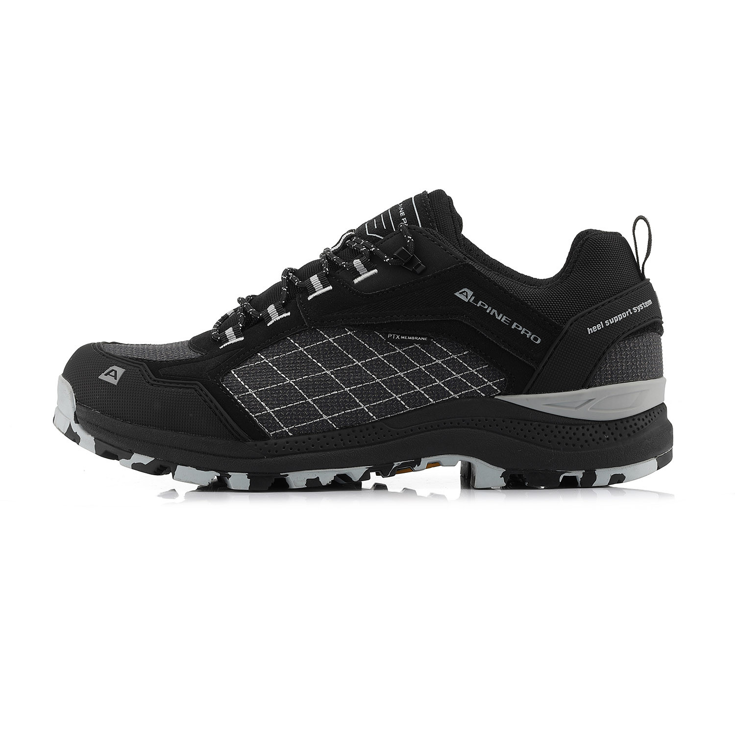 Outdoorová obuv s membránou ptx ALPINE PRO LOPRE black