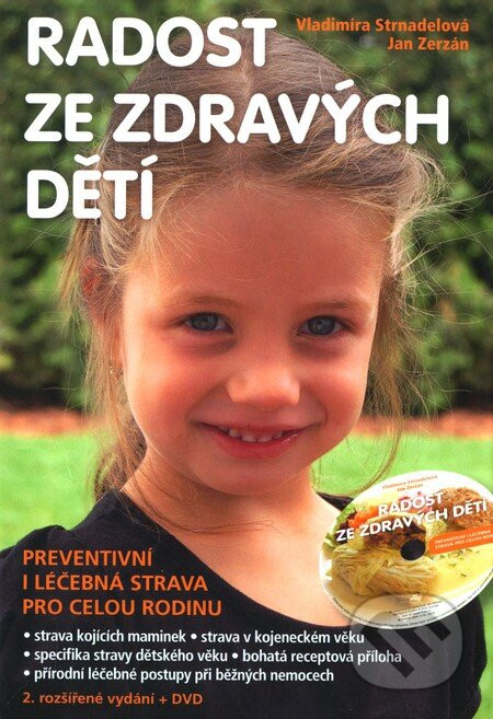 Radost ze zdravých dětí + DVD - Vladimíra Strnadelová, Jan Zerzán