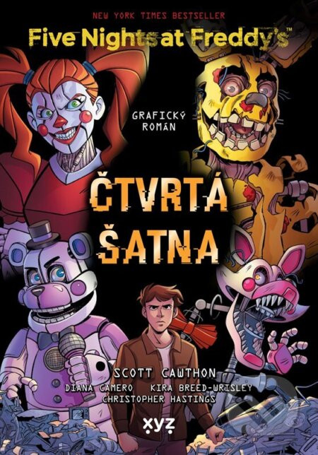 Five Nights at Freddy's: Čtvrtá šatna (grafický román) - Scott Cawthon, Diana Camero (ilustrácie)