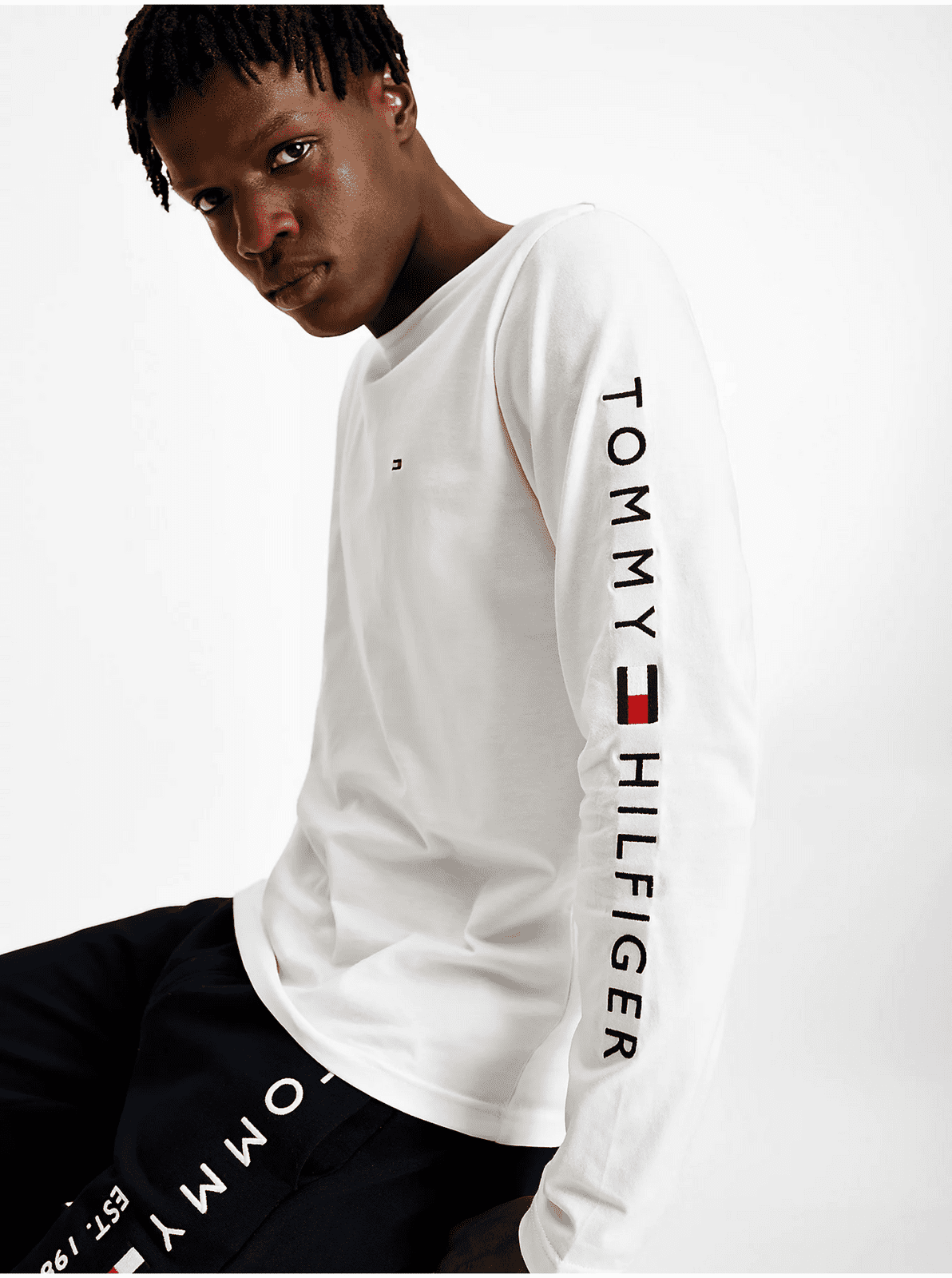 Pánské triko s dlouhým rukávem Tommy Hilfiger Original