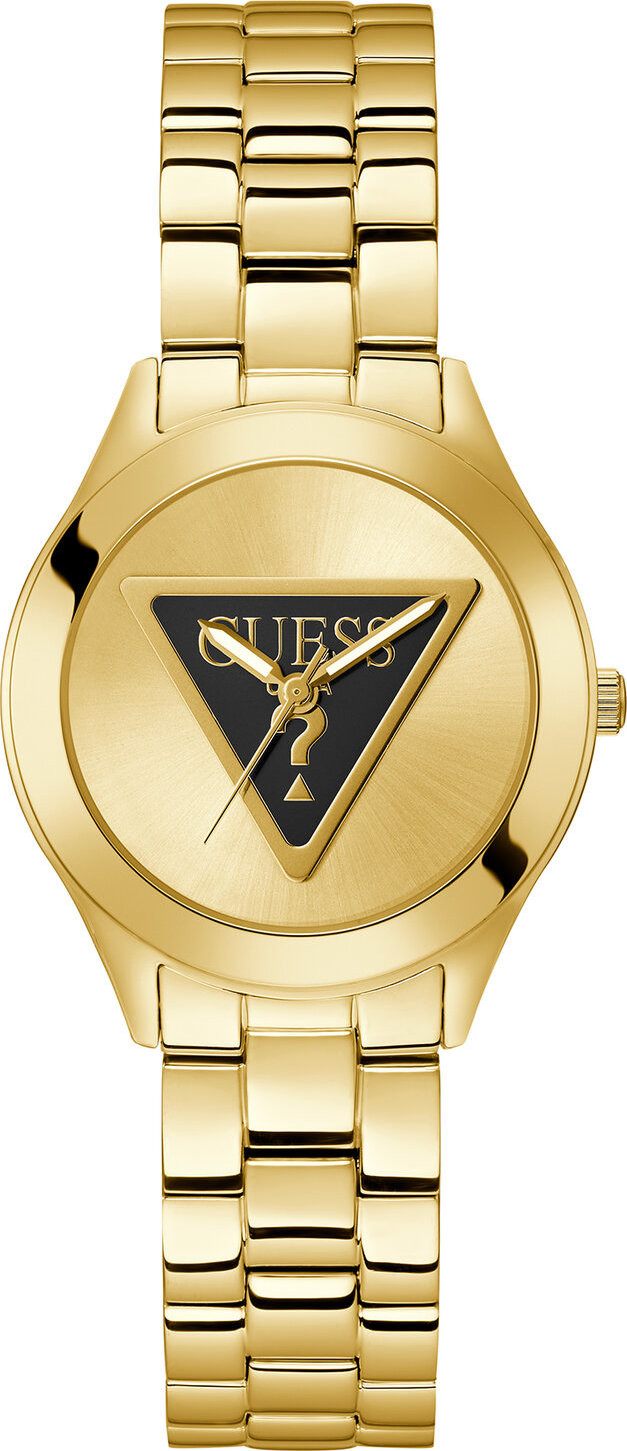 Dámské hodinky Guess Tri Plaque GW0675L2 Zlatá