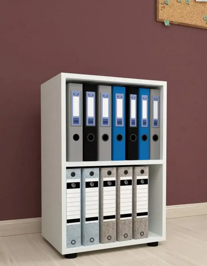 Casarredo Regál s policemi KIERA 2 barva bílá