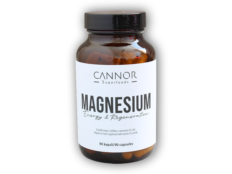 Cannor Magnesium 2147 mg energy and regeneration 90 kapslí