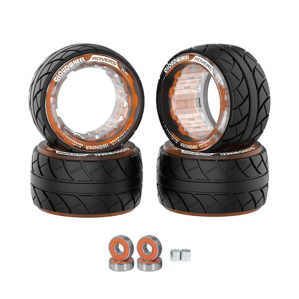 Exway - Cloud Wheel Rovers 110mm pro Hub pohon (oranžová, 4ks)