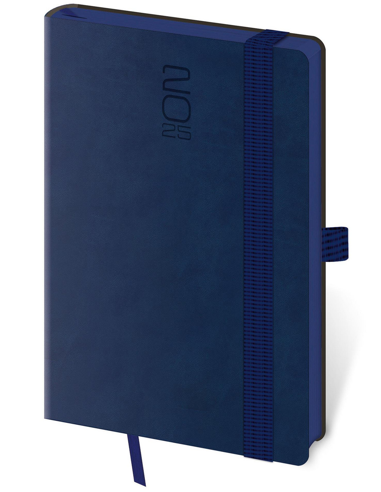 Týdenní diář 2023 Memory - A5, tmavě modrý, s gumičkou