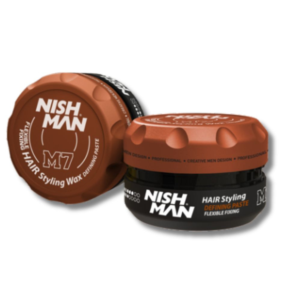 Nishman M7 Flexible Defining Paste - Wax - vosk/pasta na vlasy s flexibilitou a střední fixací, 100 ml