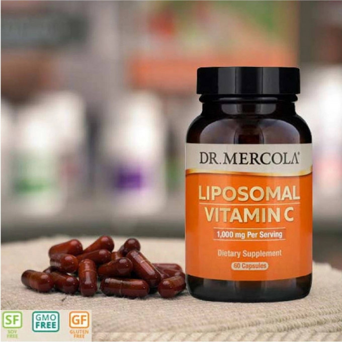 Dr. Mercola Vitamín C liposomální 60 kapslí